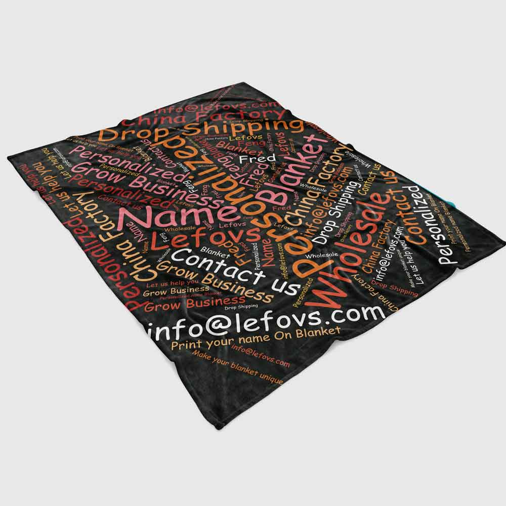 Personalized Name Blanket